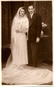 Mis padres en el día de su matrimonio, 22 de diciembre de 1933
